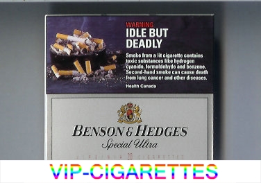 Benson and Hedges Special Ultra cigarettes short