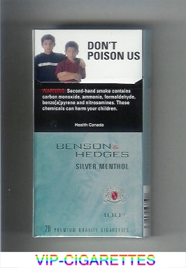 Benson and Hedges Menthol Silver Lights 100s cigarettes