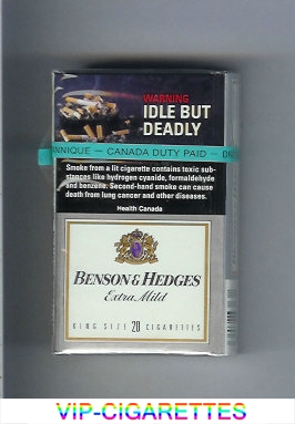 Benson Hedges Extra Mild cigarettes