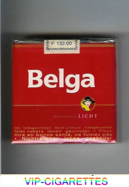 Belga Licht red cigarettes soft box