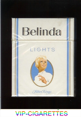 Belinda Lights cigarettes hard box