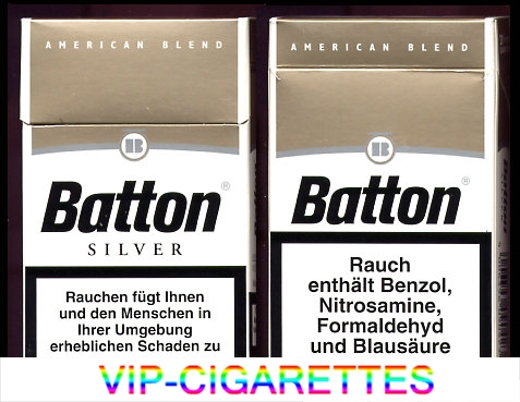  In Stock Batton Silver cigarettes American Blend Online