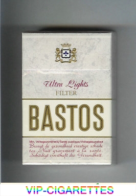 Bastos Ultra Lights Filter cigarettes