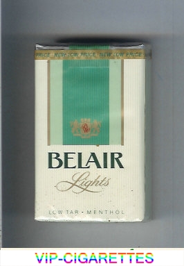 Belair Lights Low Tar Menthol cigarettes