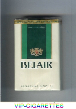  In Stock Belair Refreshing Menthol cigarettes soft box Online