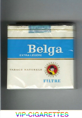  In Stock Belga Extra Legere Filtre 25 cigarettes white red soft box Online