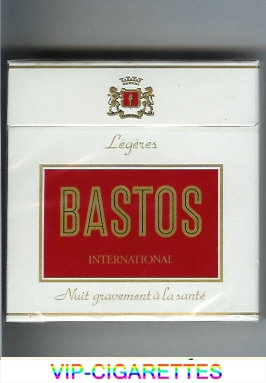 Bastos International Legeres cigarettes hard box