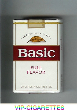 Basic cigarettes Smooth Rich Taste Full Flavor