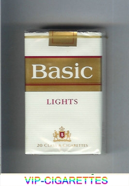 Basic Lights cigarettes soft box design 2