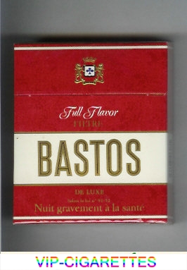 Bastos Full Flavor De Luxe Filtre cigarettes 25 hard box
