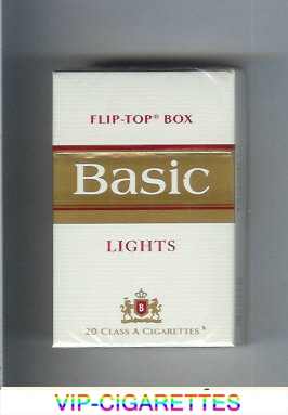  In Stock Basic Lights cigarettes flip-top box Online