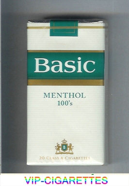  In Stock Basic Menthol 100s cigarettes Filter soft box Online