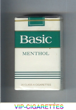 Basic Menthol cigarettes Filter soft box