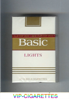Basic Lights cigarettes hard box