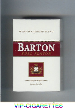 Barton cigarettes Full Flavor Premium American Blend
