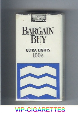 Bargain Buy Ultra Lights 100s cigarettes