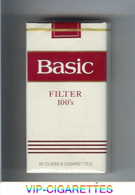 Basic Filter 100s cigarettes soft box