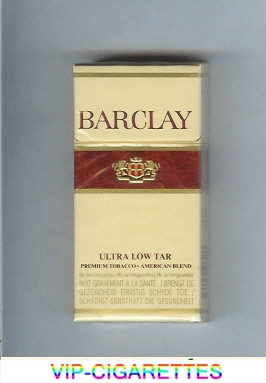 Barclay Filter cigarettes Belgium