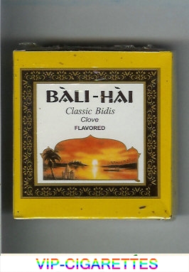 Bali-Hai cigarettes Classic Bidis Clove Flavored