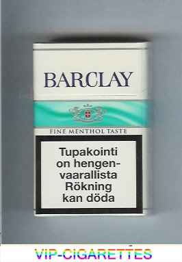  In Stock Barclay Fine Menthol Taste cigarettes Online