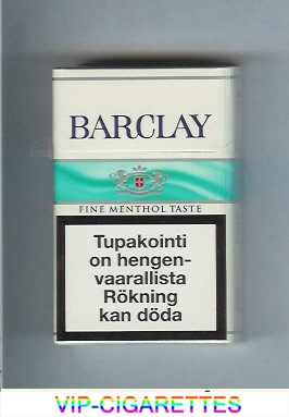 Barclay Fine Menthol Taste cigarettes