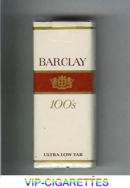 Barclay 100s cigarettes Filter brown