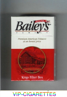 Bailey's Family Filter cigarettes