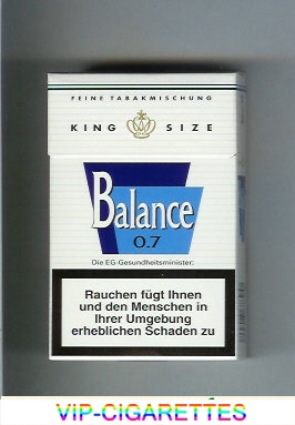 Balance white cigarettes king size