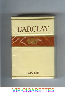 Barclay brown cigarettes
