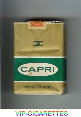 Capri mexican version Mentolado cigarettes soft box