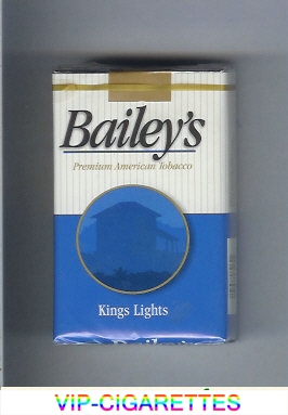 Bailey's kings lights cigarettes