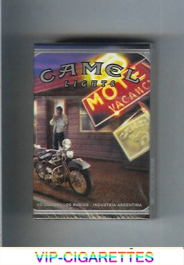 Camel Cigarettes Road Lights hard box