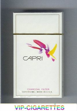  In Stock Capri Charcoal Filter 100s cigarettes hard box Online