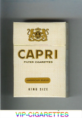 Capri israeli version American Blend cigarettes hard box