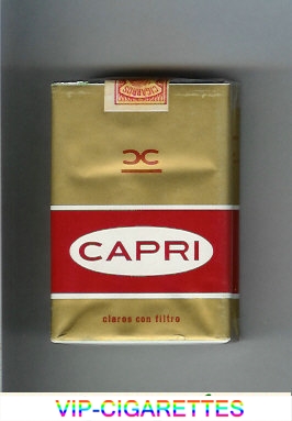 Capri mexican version cigarettes soft box