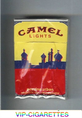 Camel Genuine Urban Lights cigarettes hard box