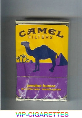 Camel Genuine Humor Filters cigarettes hard box