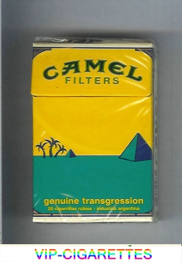 Camel Genuine Transgression Filters cigarettes hard box