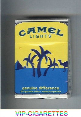 Camel Genuine Difference Lights cigarettes hard box