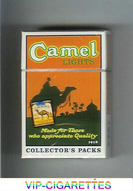 Camel Collectors Packs 1918 Lights cigarettes hard box