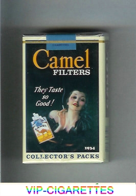 Camel Collectors Packs 1934 Filters cigarettes soft box