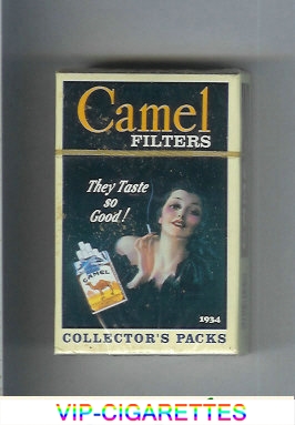 Camel Collectors Packs 1934 Filters cigarettes hard box