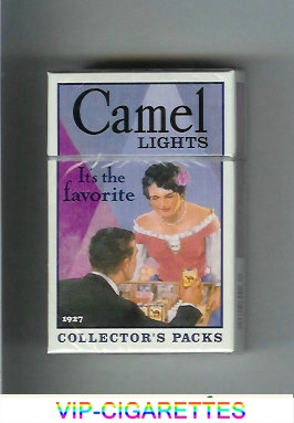 Camel collection version Collectors Packs 1927 Lights cigarettes hard box