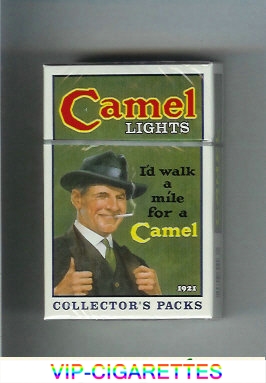 Camel Collectors Packs 1921 Lights cigarettes hard box