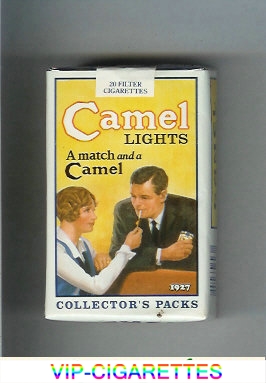 Camel Collectors Packs 1927 Lights cigarettes soft box