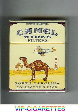 Camel Collectors Pack North Carolina Wides Filters cigarettes hard box