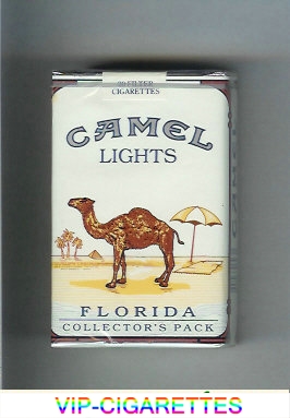 Camel Collectors Pack Florida Lights cigarette soft box