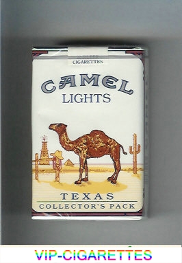 Camel Collectors Pack Texas Lights cigarettes soft box