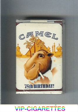 Camel collection version 75th Birthday Lights cigarettes hard box