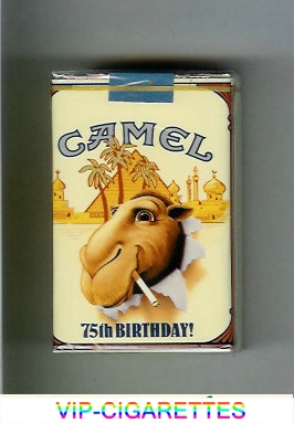 Camel collection version 75th Birthday Filters cigarettes hard box